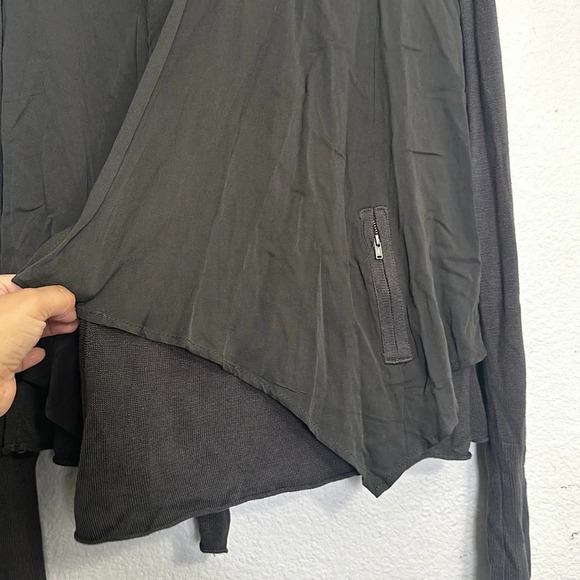 Cynthia Rowley Grey Women’s Size XLarge Open Front Cardigan NWT - Picture 4 of 8